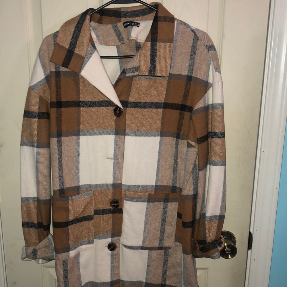 Shein flannel dress